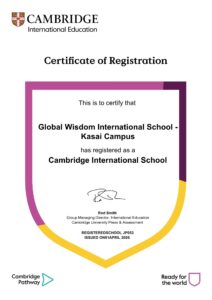 GWIS Cambridge Approval Certificate